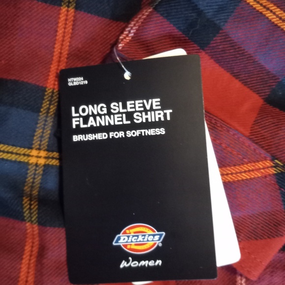 Dickie'sPlaid Flannel Shirt-Women's-SZ 1XL - Picture 6 of 7